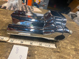 Chrome Enclosed Risers 4' Harley Sportster Custom Chopper softail OEM Top clamp