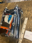Chrome Enclosed Risers 4' Harley Sportster Custom Chopper softail OEM Top clamp
