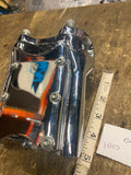 Chrome Enclosed Risers 4' Harley Sportster Custom Chopper softail OEM Top clamp