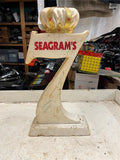 vtg Seagrams Beer Advertisement Foam Logo collectors item