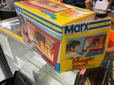 Vtg 1970's Marx Magic Shot Shooting Gallery Toy Gun Orig Box Works!