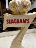 vtg Seagrams Beer Advertisement Foam Logo collectors item