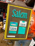 Vtg Salem Cigarette Hanging Display Sign Advertising Tobacco Collectible Store