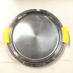 Vtg Bruce Hunt 1900-1940? Art Deco Chrome Steel Serving Tray Plate Dish Décor