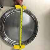 Vtg Bruce Hunt 1900-1940? Art Deco Chrome Steel Serving Tray Plate Dish Décor