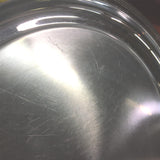 Vtg Bruce Hunt 1900-1940? Art Deco Chrome Steel Serving Tray Plate Dish Décor