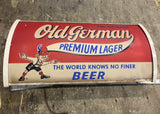 Vtg Old Germany Premium Lager Beer Sign Light 1960's 20" Wall Brewer Collector