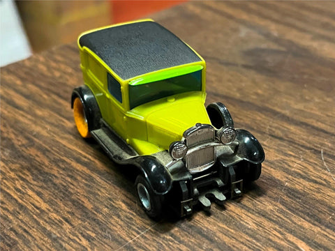 VTG Aurora AFX HO Scale Slot Car 31' A Ford Panel Van Lime Green Extremely Rare
