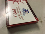 1999 United States mint silver proof hard case set 9 collectable coins