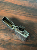 2006 polished chrome etched cross zippo lighter