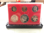 1981 Vintage UNITED STATES PROOF SET & STAND 6 COLLECTABLE COINS SANFRANCISCO CA