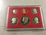 1981 Vintage UNITED STATES PROOF SET & STAND 6 COLLECTABLE COINS SANFRANCISCO CA