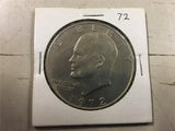 VTG 1972 TYPE Z EISENHOWER DOLLAR COLLECTABLE COIN