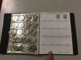 VTG 1971-78 EISENHOWER 32 DOLLAR COINS & CASE COLLECTABLE SILVER & MIXED