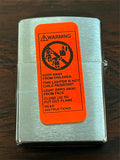 vtg 1998 Now I'm Smokin' polished chrome zippo lighter NIB never lit