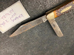 Vintage Kabar KABAR 1100 USA 3-Blade Stockman Folding Pocket Knife Well Loved!