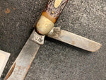 Vintage Kabar KABAR 1100 USA 3-Blade Stockman Folding Pocket Knife Well Loved!