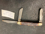 Vintage Kabar KABAR 1100 USA 3-Blade Stockman Folding Pocket Knife Well Loved!