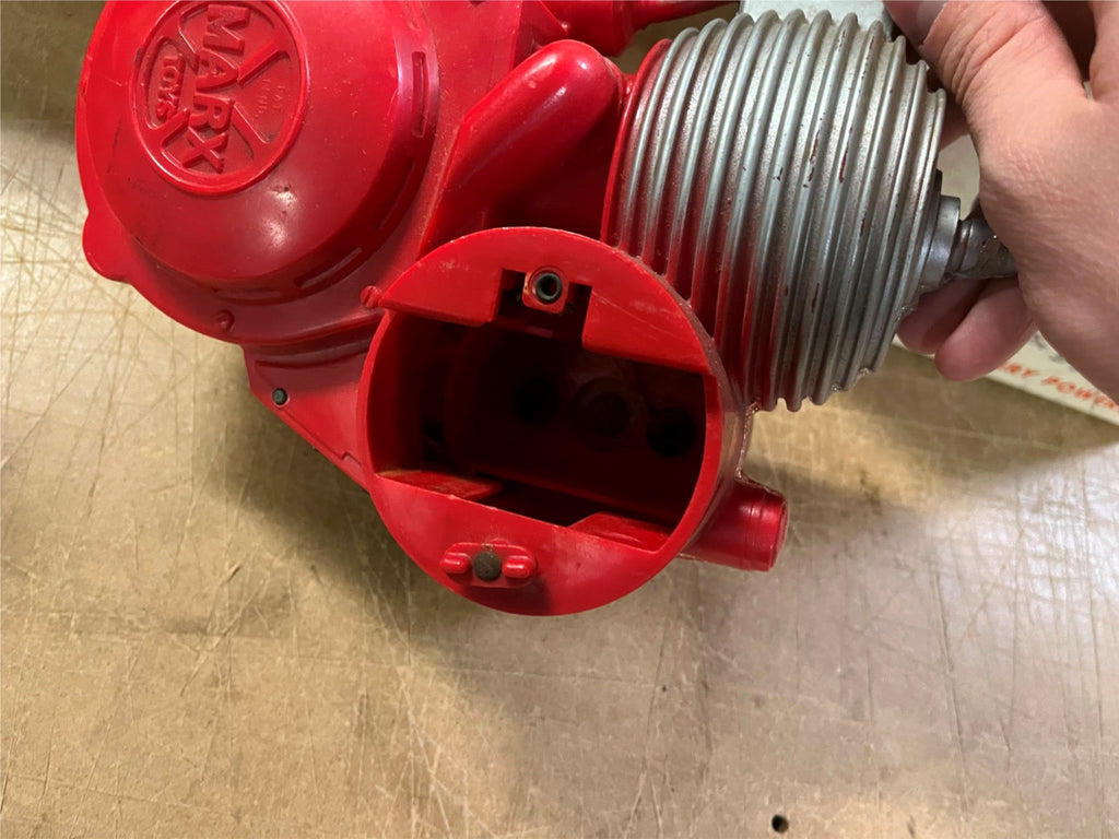 Vtg 60s MARX Za-Zooom Za Zoom Bicycle Mount Battery Op Motor Vtg 60s MARX Za-Zooom Za Zoom Bicycle Mount Battery Op Motor