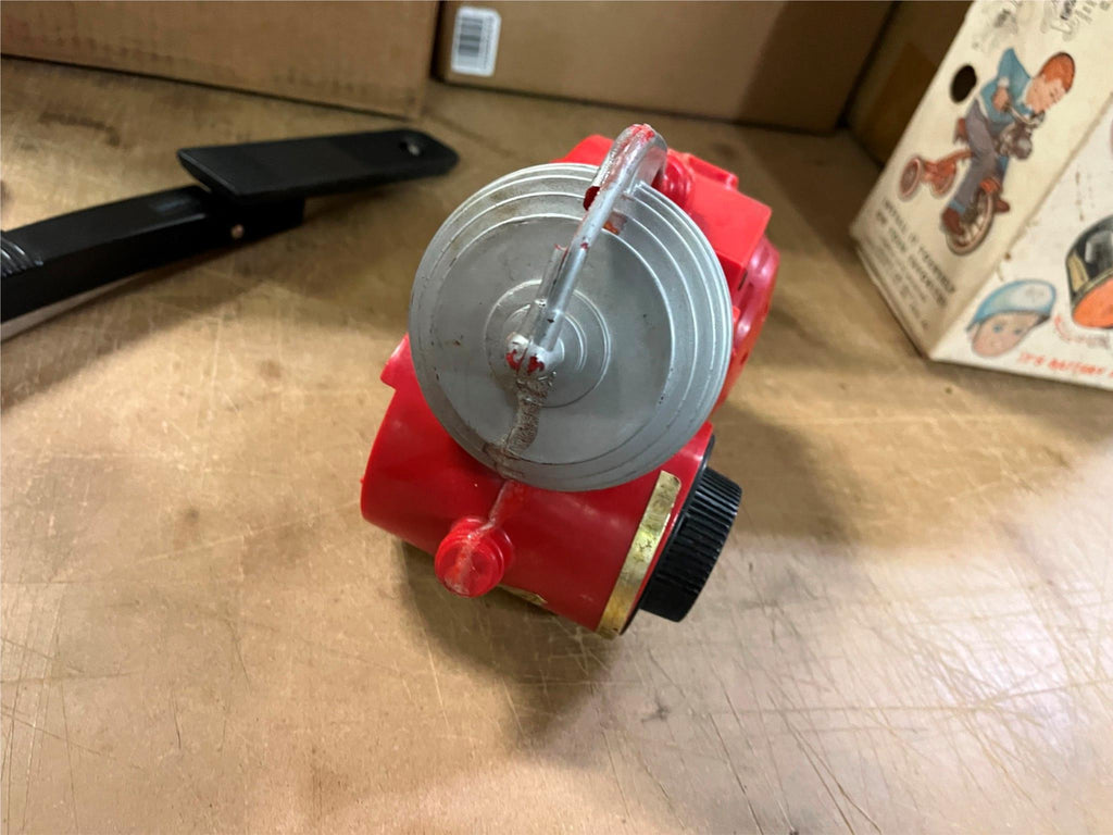 Vtg 60s MARX Za-Zooom Za Zoom Bicycle Mount Battery Op Motor Vtg 60s MARX Za-Zooom Za Zoom Bicycle Mount Battery Op Motor