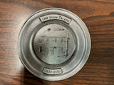 Vintage Made in USA Old Stone Tavern Ohio 1820-1976 Pewter Plate 6"