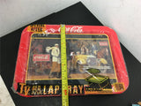 Vintage Coca-Cola brand tin Tray Delicious & Refreshing advertisement unopened