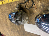 NOS Deco Lights Harley Panhead Shovelhead FLH /glass Lens Acc turn signal Marker