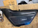 Left Side Frame cover Honda CB1000 Custom Black 1983 Parts bike