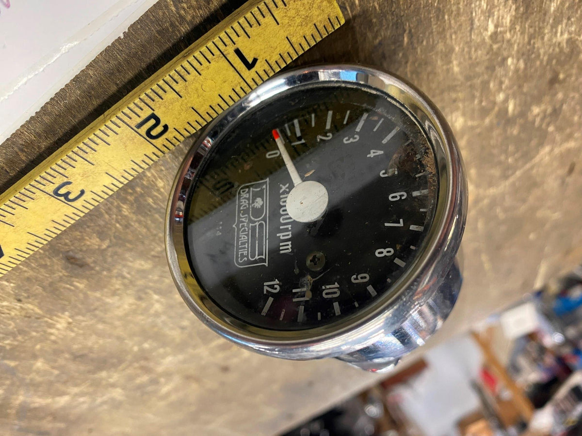 Motorcycle Cable 12K RPM Tach Tachometer Gauge 1:4 Honda CB KZ XJ GS K ...