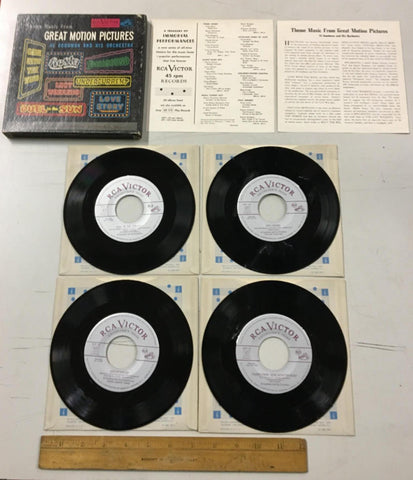 Al Goodman & His Orchestra Theme Music From Great Motion Pictures 1952 45 rpm 7"