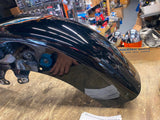 Vivid Black Stripes Front Fender Harley 2014^ Ultra Limited Road King FLH OEM