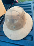 Vtg British US Pith Helmet African Safari Jungle Hat Explorer Professor WW2 40's