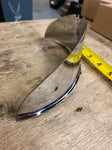 NEW 7" Chrome USA Headlight Visor Harley Road King FLH Heritage Motorcycle Chopp