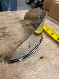 NEW 7" Chrome USA Headlight Visor Harley Road King FLH Heritage Motorcycle Chopp