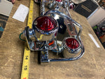 NOS Light Bar Deco Lights Harley Panhead Shovelhead FLH License plate Taillight