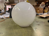 VTG Antique 12" round ball milk glass European Lamp Shade