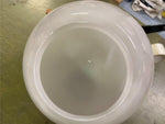 VTG Antique 12" round ball milk glass European Lamp Shade