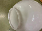 VTG Antique 12" round ball milk glass European Lamp Shade