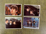 VTG 1964 Lot of 4 Beatles Color Photo Trading Cards