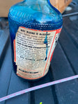 MRS. STEWART'S LIQUID BLUING VTG FLASS BOTTLE FACTORY CLEANING ANTIQUE 1920'S