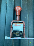 Vtg Faymus Auto Price Stamp Gun Numbering machine General Grocery Store Ink reta