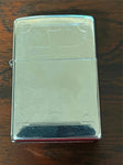 2006 polished chrome etched cross zippo lighter