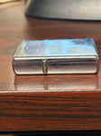 2006 polished chrome etched cross zippo lighter