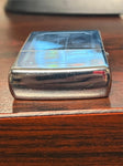 2006 polished chrome etched cross zippo lighter