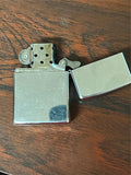 2006 polished chrome etched cross zippo lighter