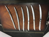 Vintage Lot Silverware Set Rodgers & Bro wooden box Knives spoons forks cloth 82
