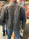 Vtg 1980's Protech Leather Jacket Coat Mad Max Size 50 Motorcycle Riding Coat