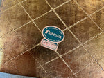 VTG Florentia Made in Italy Wagtail Keepsake Box Golden Gilded w/Handkerchiefs