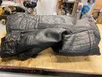 Vtg 1980's Protech Leather Jacket Coat Mad Max Size 50 Motorcycle Riding Coat