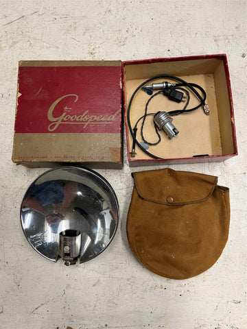 vtg made in USA Goodspeed synchronizer reflector with carrying case orig box